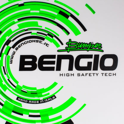 Bengio bumper rib beschermer wit/ groen