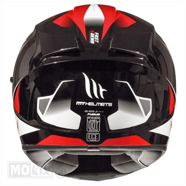 MT Helmets Blade 2 SV Fugue C1 Rood / zwart