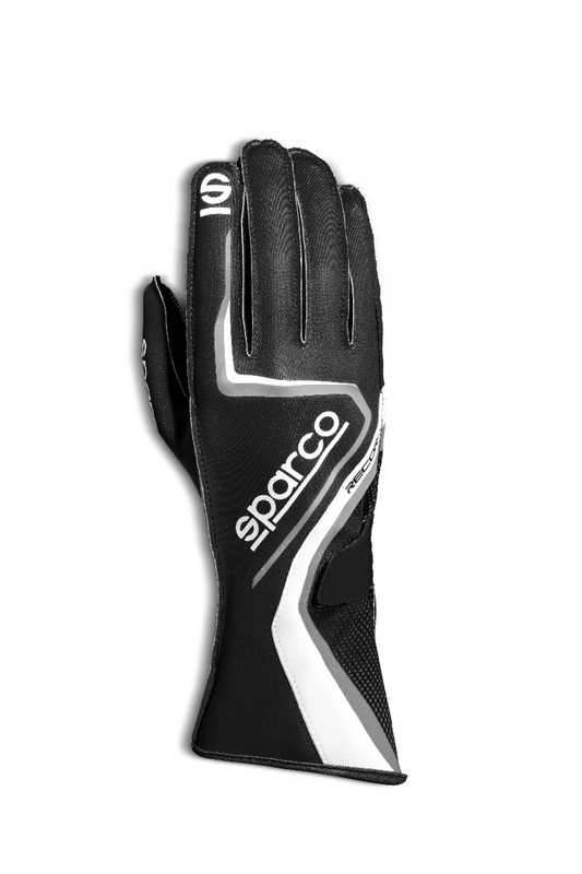 Sparco record kart gloves black