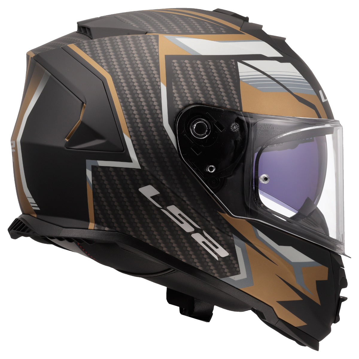 Rastreador LS2 FF800 Storm II negro mate/dorado/gris