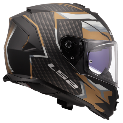Rastreador LS2 FF800 Storm II negro mate/dorado/gris