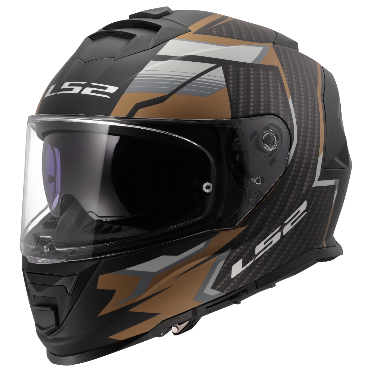 Rastreador LS2 FF800 Storm II negro mate/dorado/gris