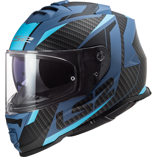 LS2 FF800 Storm II racer Matt blauw