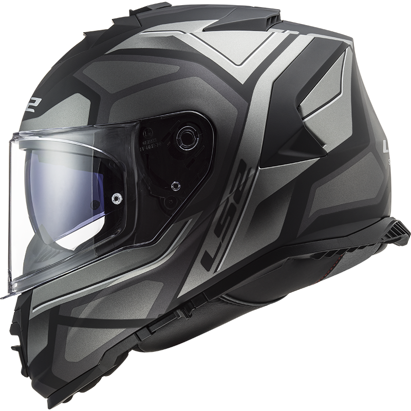 LS2 FF800 Storm II Faster Titanio mate