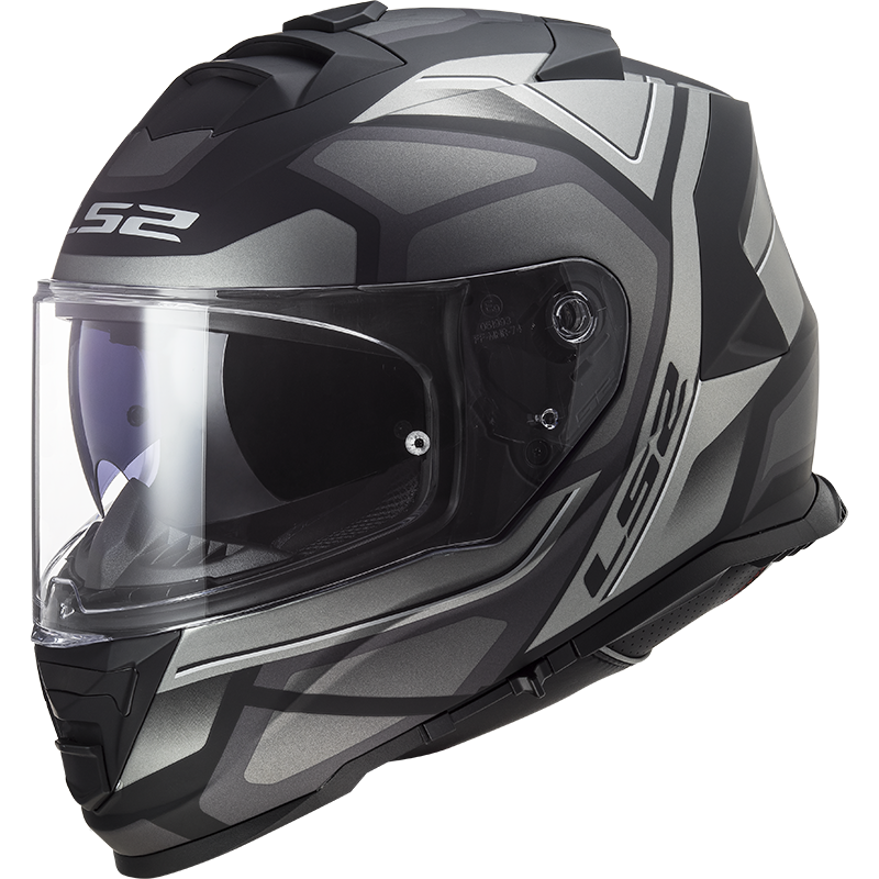 LS2 FF800 Storm II Faster Titanio mate