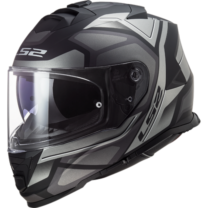 LS2 FF800 Storm II Faster Titanio mate