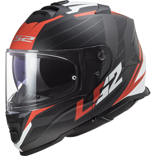 LS2 FF800 Strom II Nerve - Mat zwart rood
