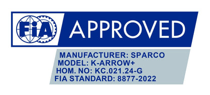 Sparco K -Arrow+ (FIA 8877-2022) kart handschoenen Rood / Zwart