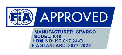 Sparco kerb advanced overall black/red