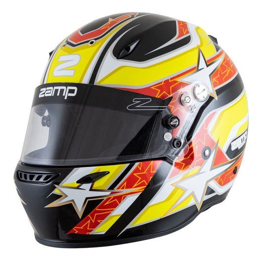 Zamp ZR-72 Black/Red/Orange (FIA-8859 / SNEL 2020)