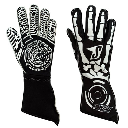 Misano G-1 Speed Gloves Black/White