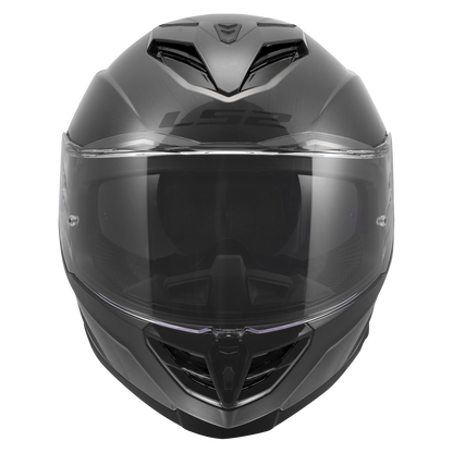 LS2 FF818 Storm III Mat Zwart - KartKings