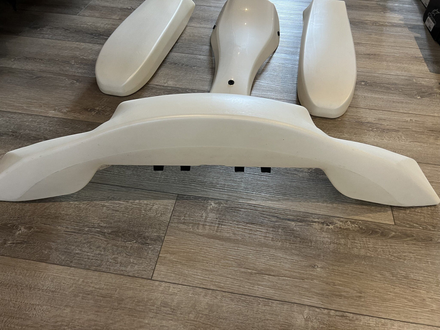 Gebruikt KG 506 plastic set wit - KartKings