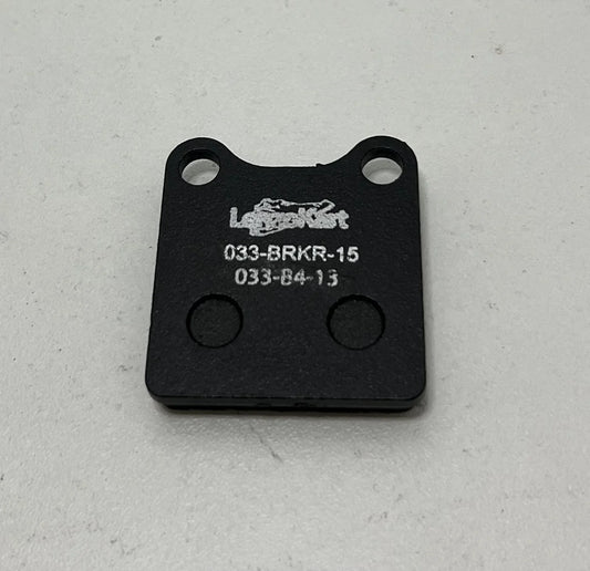 LenzoKart mini achter / KZ voor remblok hard zwart LKF13 - KartKings