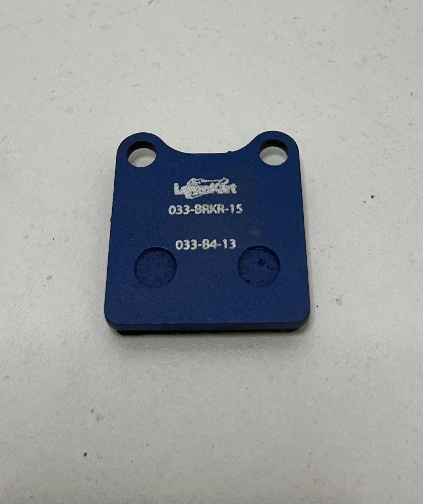 Pastilla de freno trasera LenzoKart Mini / delantera KZ Azul Mediana LKF13