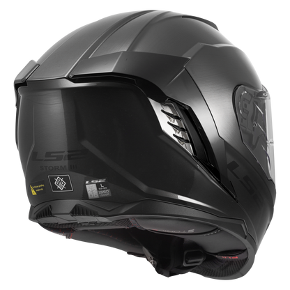 LS2 FF818 Storm III Mat Zwart - KartKings