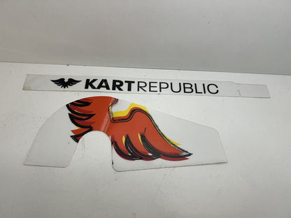 Pegatina para protector de cadena de Kart Republic