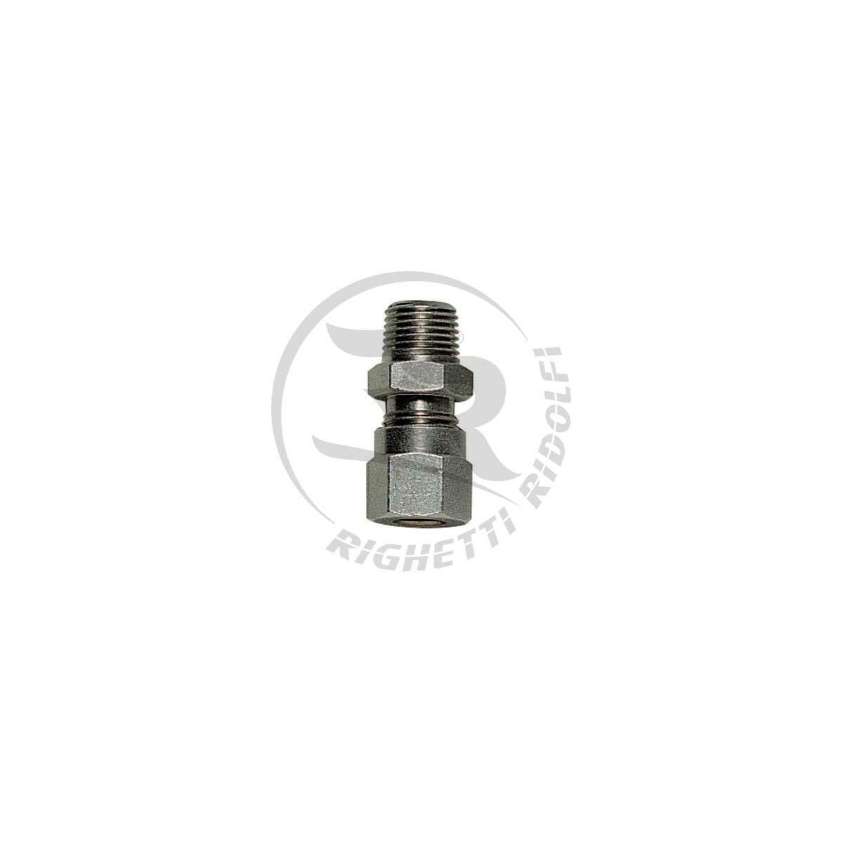 RR aansluit nippel remslang recht 1/8-6/4MM