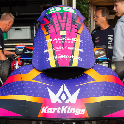 Juego de pegatinas y diseños de karts personalizados