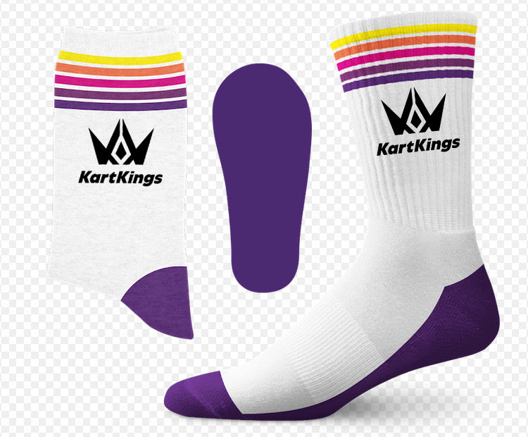 Calcetines KartKings blancos talla 40/46