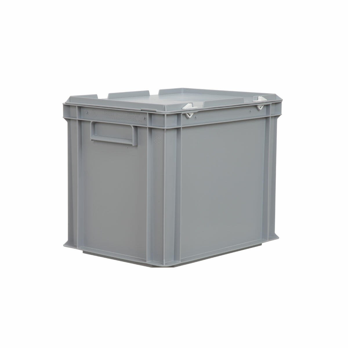 Caja de almacenamiento RR de plástico con tapa con cerradura 57x37x40,7 cm