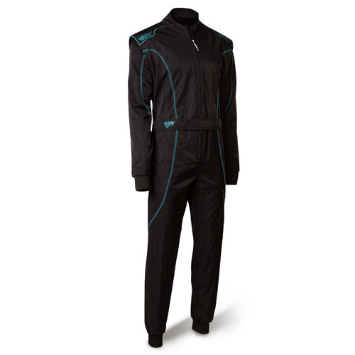 Speed LVL2 Overall RS-1 Barcelona zwart/fluor cyan