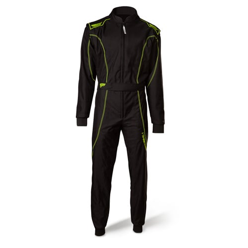 Speed LVL2 overall RS-1 Barcelona zwart/fluor geel