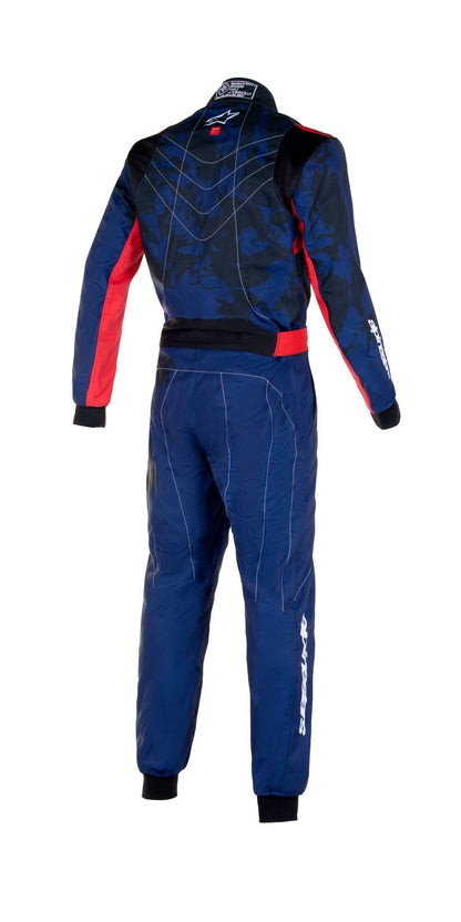 Alpinestars KMX-9 v2 Graphic 5 azul marino/rojo