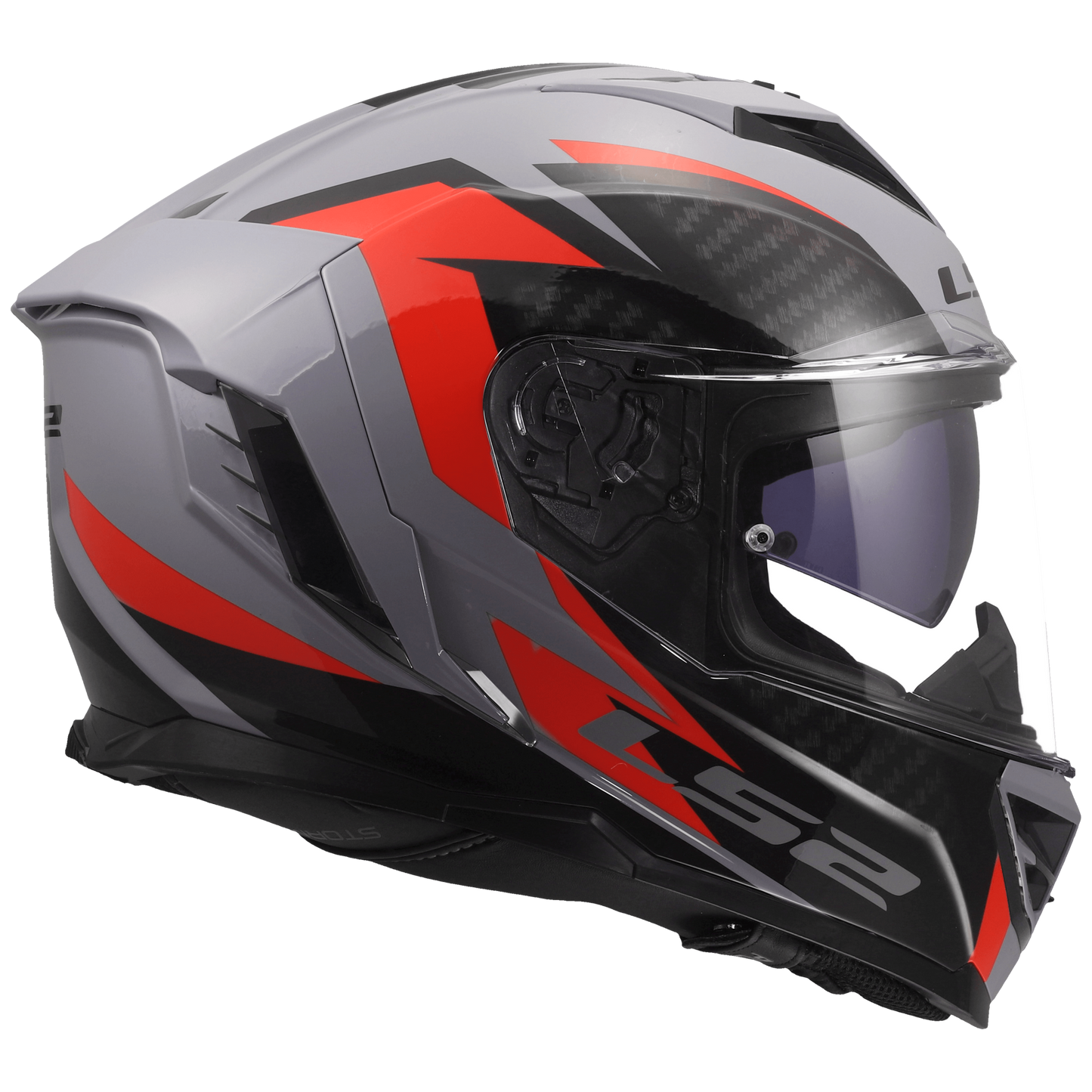 LS2 FF818 Storm III dynamo grijs rood