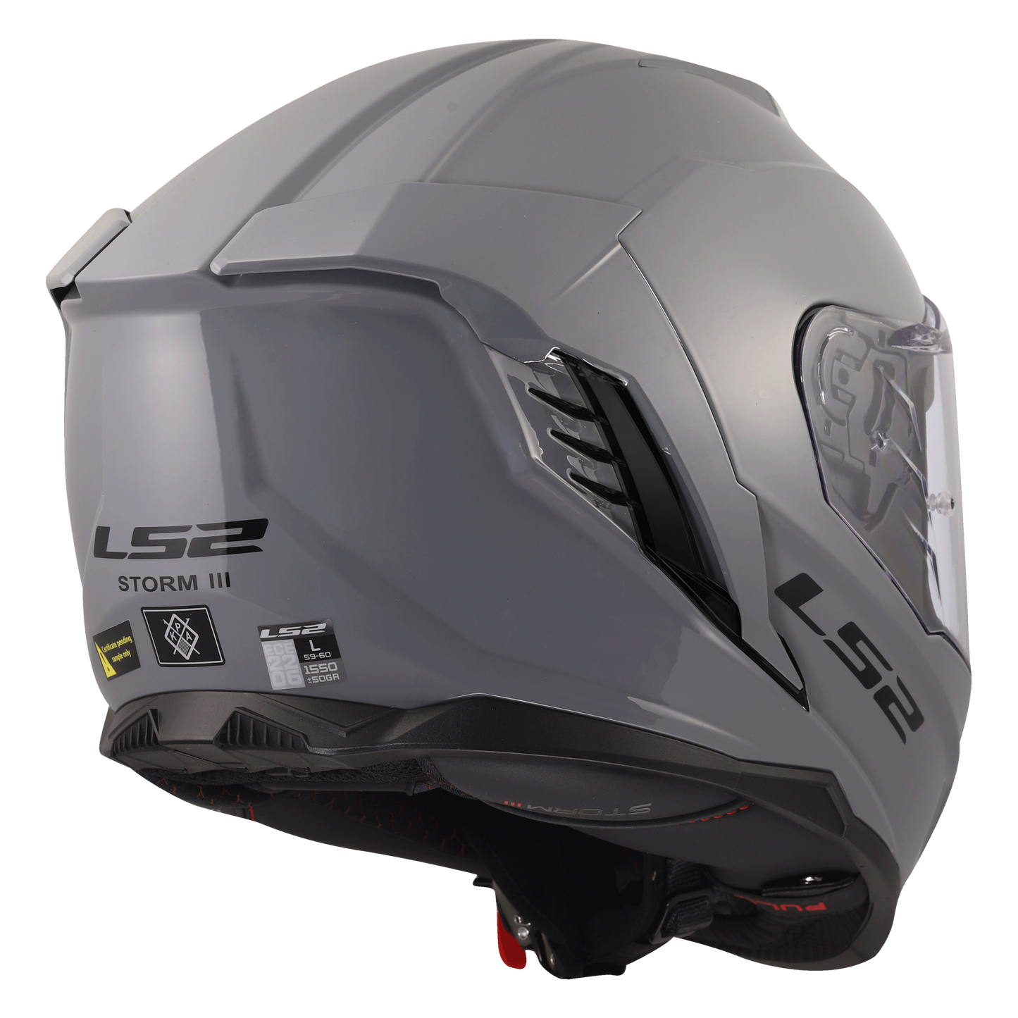LS2 FF818 STORM III Nardo Grijs - KartKings
