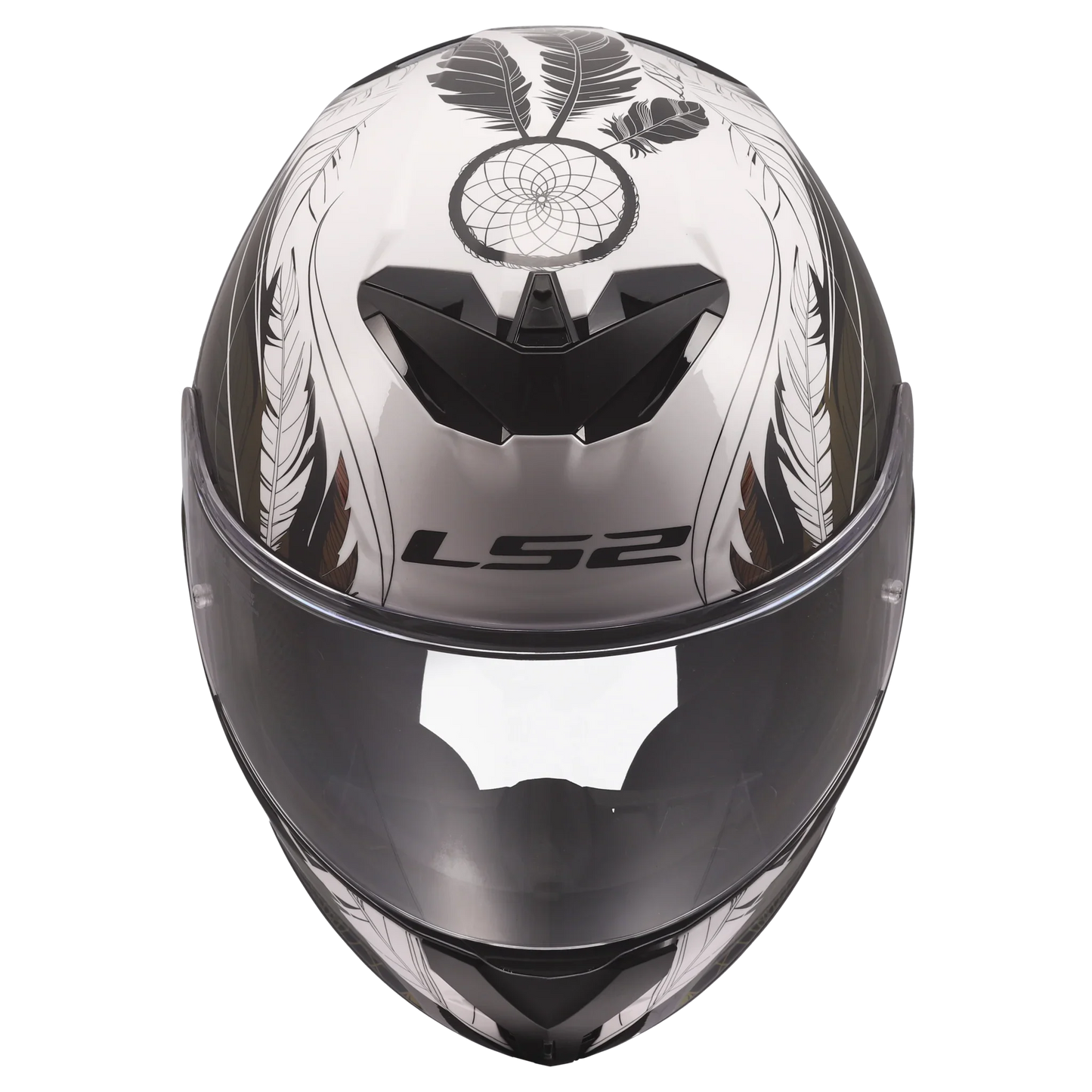 LS2 FF820 Rapid III Boho wit/zwart/roze - KartKings