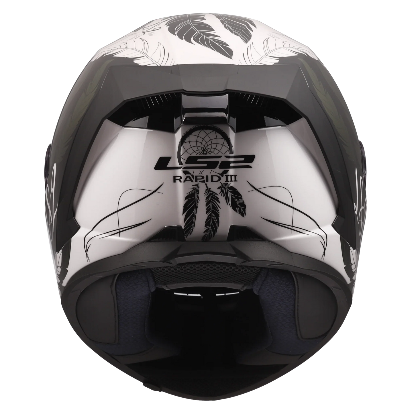 LS2 FF820 Rapid III Boho wit/zwart/roze - KartKings