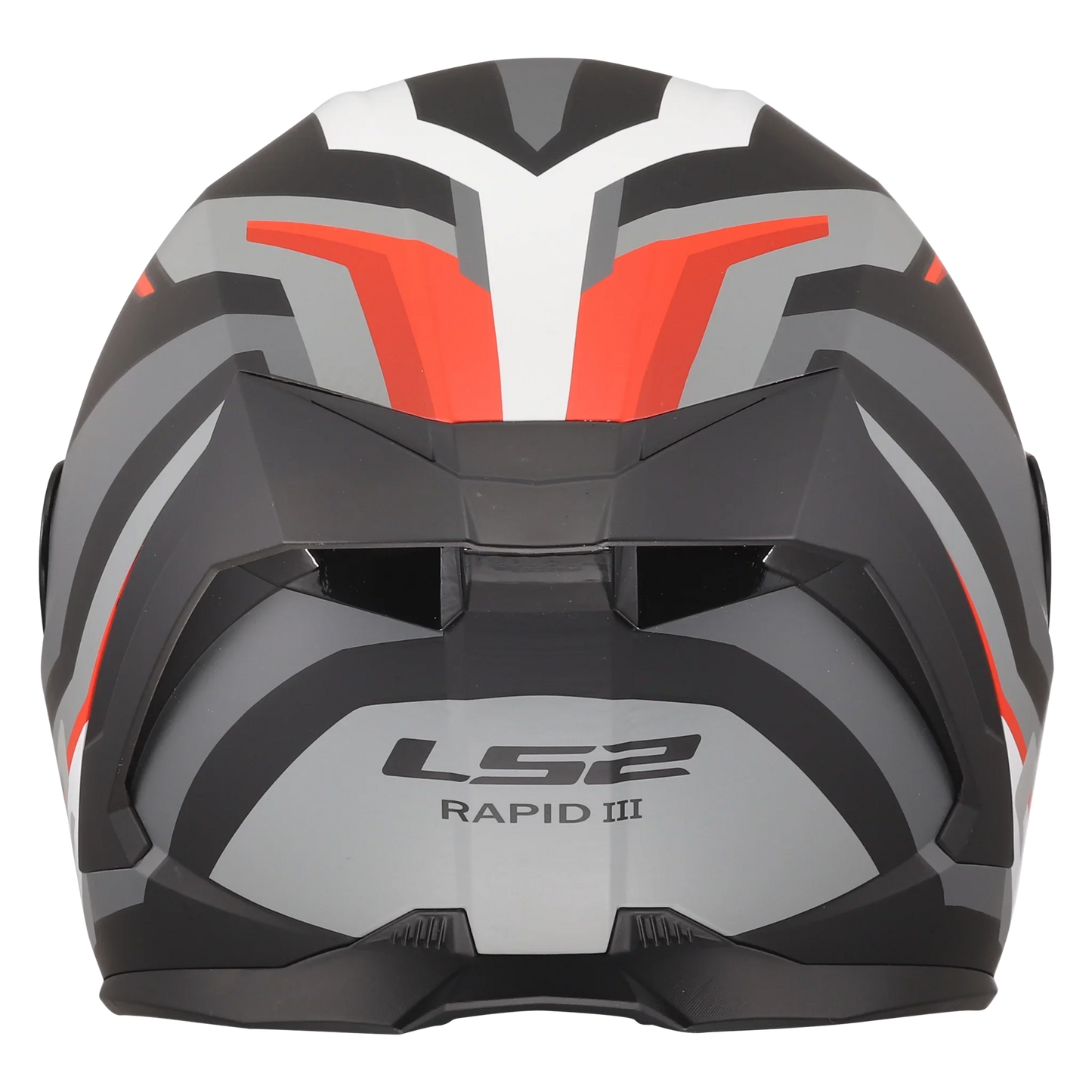 LS2 FF820 Rapid III Hyper matt zwart/rood/grijs - KartKings