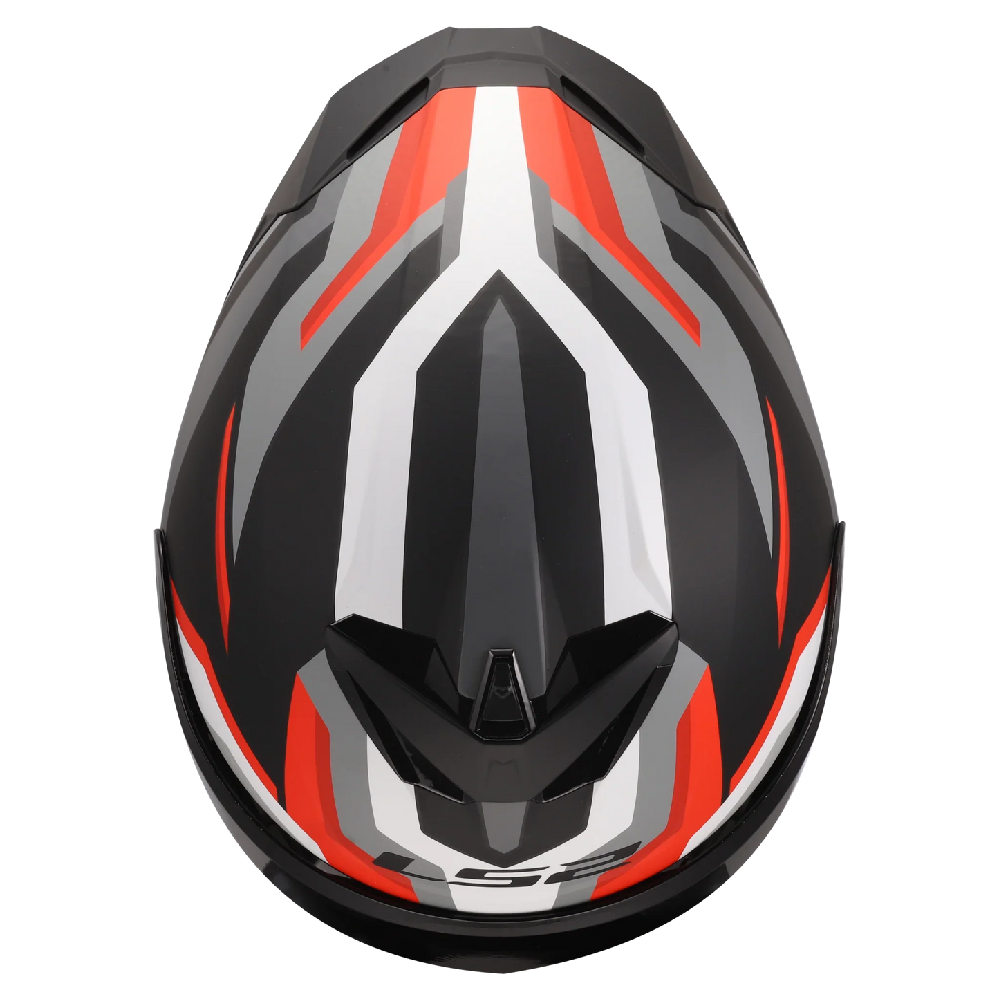 LS2 FF820 Rapid III Hyper matt zwart/rood/grijs - KartKings