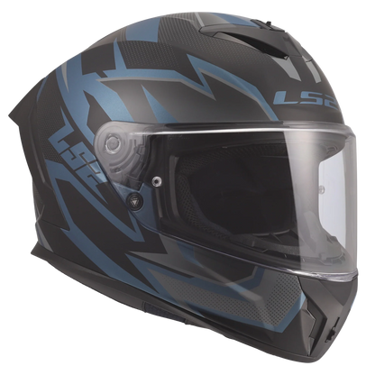 LS2 FF820 Rapid III XTREM zwart/blauw - KartKings