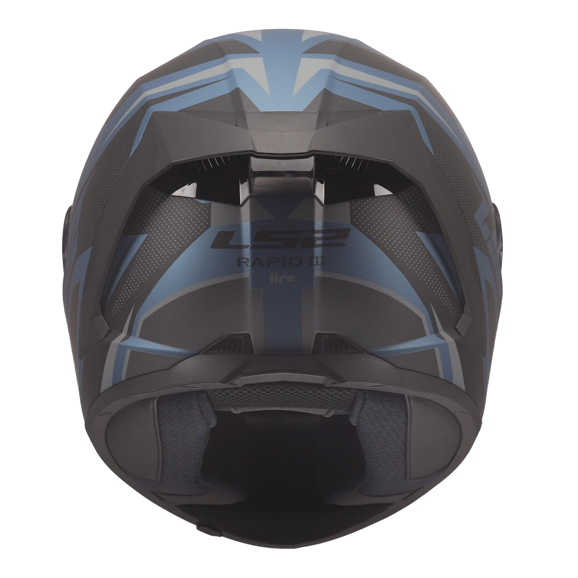 LS2 FF820 Rapid III XTREM zwart/blauw - KartKings