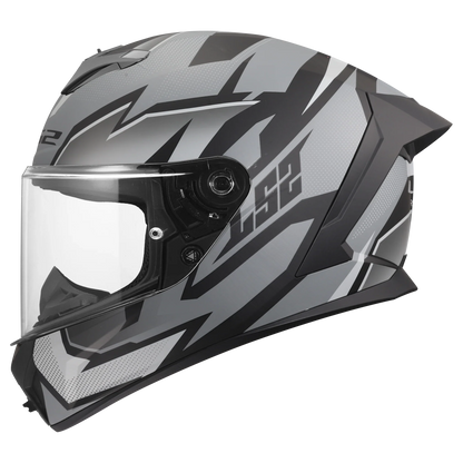 LS2 FF820 Rapid III XTREM zwart/grijs - KartKings