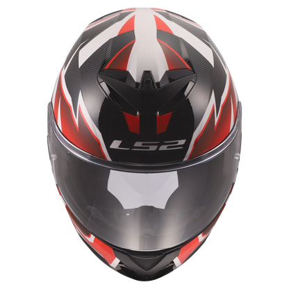 LS2 FF820 Rapid III XTREM zwart/rood/wit - KartKings