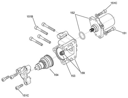 Iame 60CC startmotor