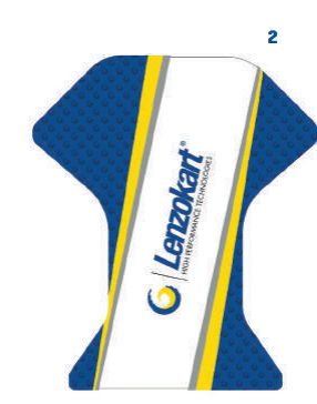 LenzoKart Mini Kart bodemplaat sticker