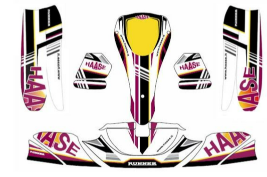 Haase Kart KG 506 stickerset