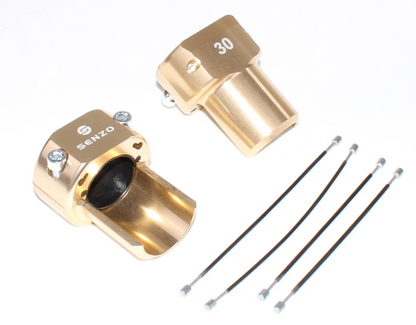 Senzo Achterbumper saver set 30MM Goud kleurig