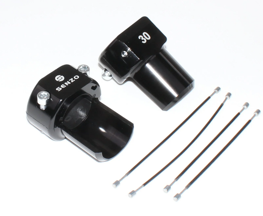 Senzo Achterbumper saver set 30MM Zwart