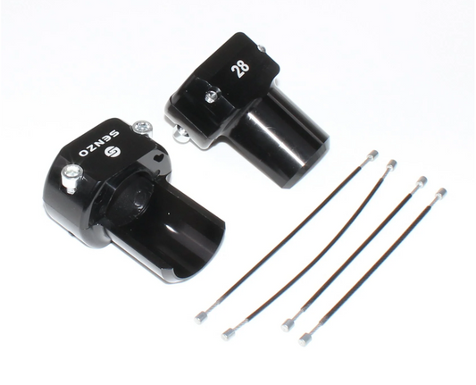Senzo Achterbumper saver set 28MM zwart