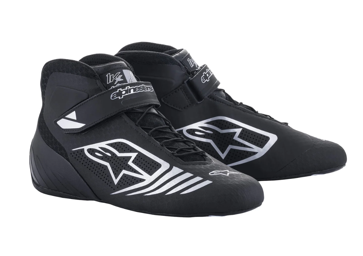 Alpinestars Tech-1 KX negro/plata