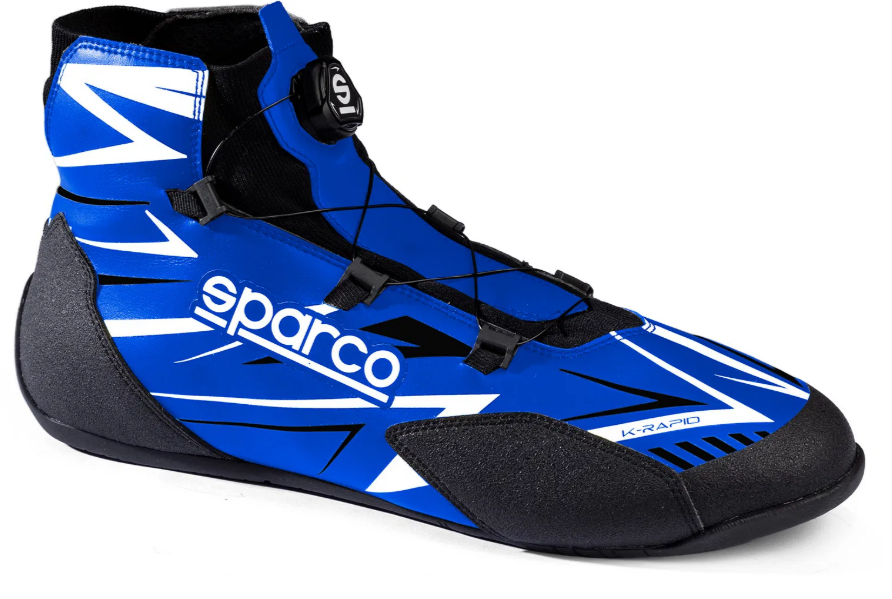 Sparco K-rapid FIA 8877-2022 (met snelsluiting) blauw / zwart / wit