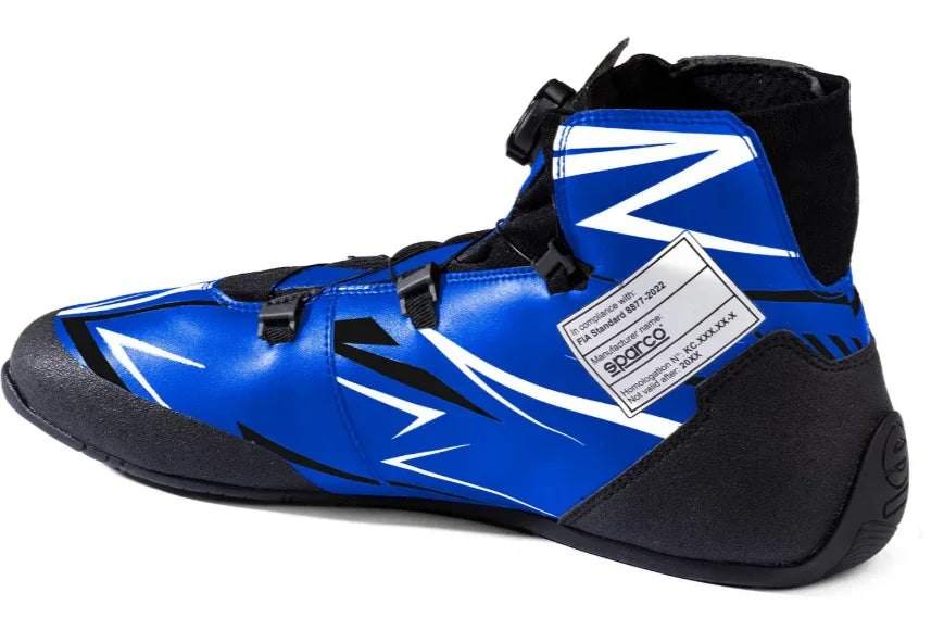 Sparco K-rapid FIA 8877-2022 blauw/zwart/wit - KartKings