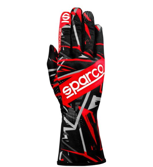 Sparco K-rookie kart gloves black/red