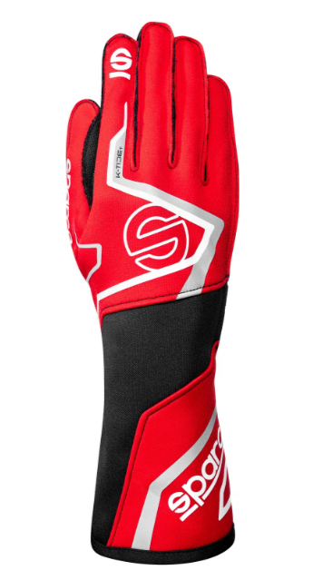 Sparco K -Tide+ (FIA 8877-2022) kart gloves Red / Black