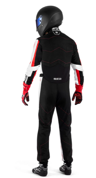 Sparco kerb advanced overall black/red